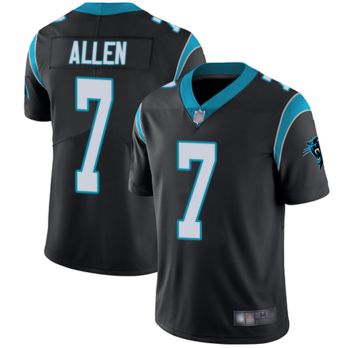 Carolina Panthers Limited Black Youth Kyle Allen Home Jersey NFL Football 7 Vapor Untouchable